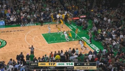 球员交易-绝平三分+致胜抢断 布朗正反手吊打西卡拯救绿军